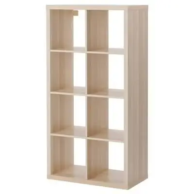 Book Shelf/ Room Divider in white stained oak $30