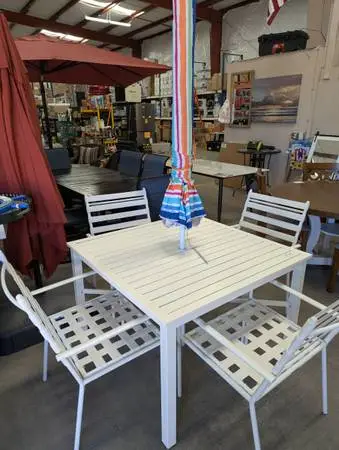 New metal patio furniture