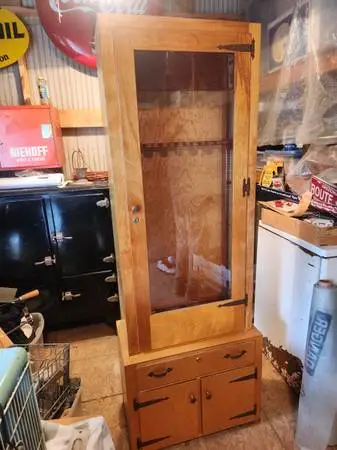 Wooden Rifle Cabinet