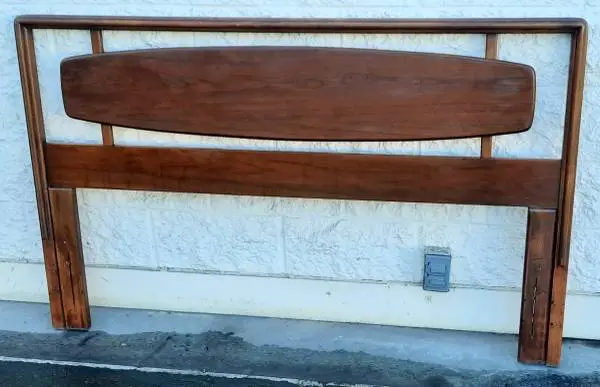 various vintage MCM HEADBOARDS different sizes and a couple SETS