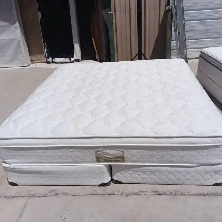 King pillowtop mattress and box spring