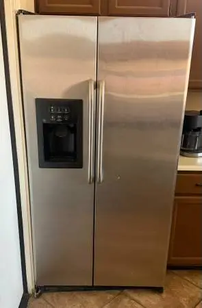 GE Stainless Side-By-Side Refrigerator