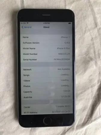 iPhone 6p - 128GB - T-mobile