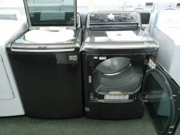 🍕📷 NEW LG HE TOP LOADING WASHER AND DRYER LAUNDRY SET