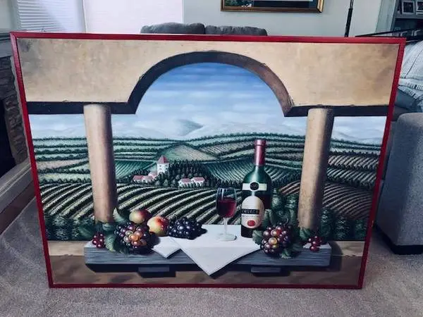 Vineyard Scene Canvas