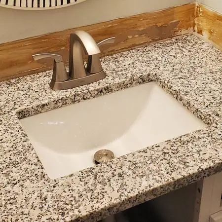 New Granite Vanity Top with Sink. Custom Cut