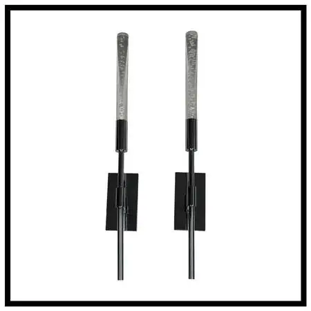 Sonneman Champagne Wands Architectural Led Wall Sconces, Pair