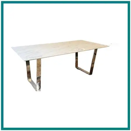 Modern Italian Faux Marble Dining Table