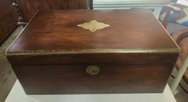 Decorative Box with Skeleton Key