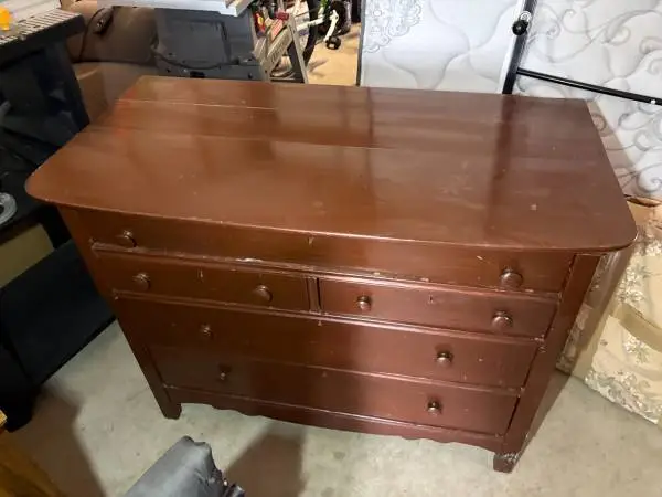 Vintage Antique Dresser Desk Combo W/Dovetail Joints - Can Deliver