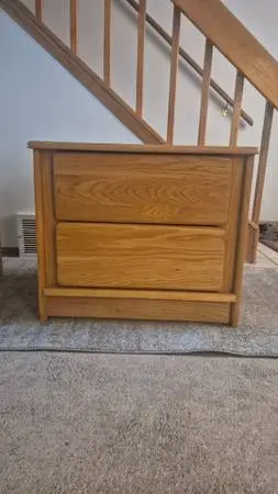 Solid Wood Nightstands (Set of 2)