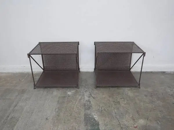 Restoration Hardware 1920s French Metal Side Tabel (Set of 2) $299.00