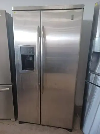 GE  Profile Side by Side Stainless Steel Refrigerator