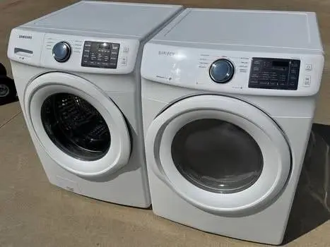 Front load Samsung washer and Samsung dryer high efficiency