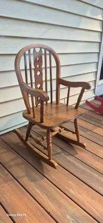 Childs Wood Rocking Chair