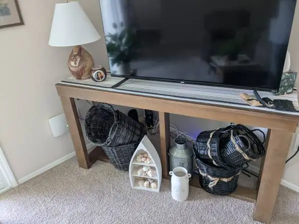 Behind a Coach or TV Table