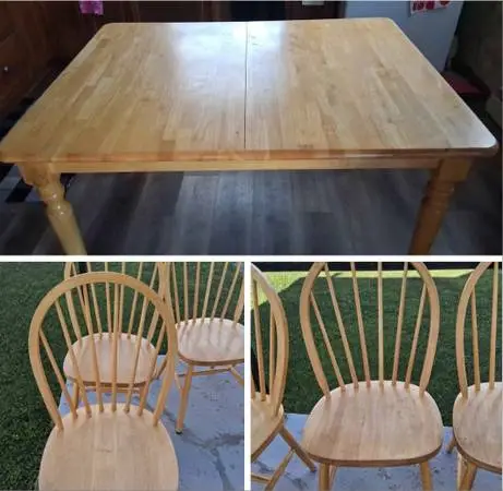 Kitchen chair and 4 chairs