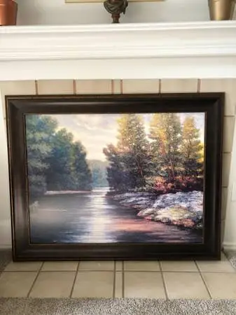 Large Classic Mid-century Landscape Print