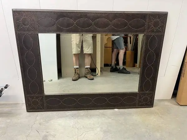 Large, Funky, Heavy, High-quality Mirror, 52” x 38”