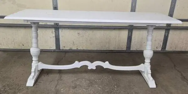 Vtg Painted Mahogany Entrance, Console, Sofa Table -Refinish/Paint