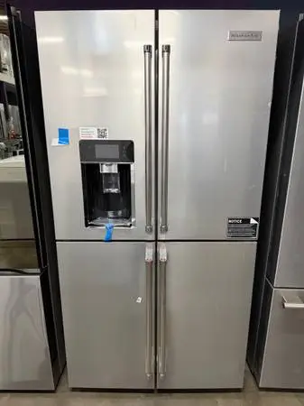 Kitchen-Aid 36 Counter-Depth 19.4 Cu Ft 4-Door Refrigerator with Flex