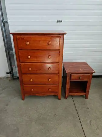 Tall Boy Dresser with Nightstand