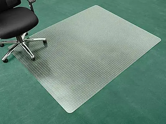 2 Heavy Duty 46 x 60 Rectangular Chair Mats for carpet New $120.00+tx