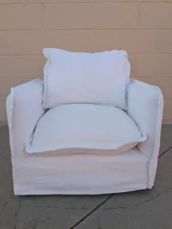 Sixpenny little neva White armchair