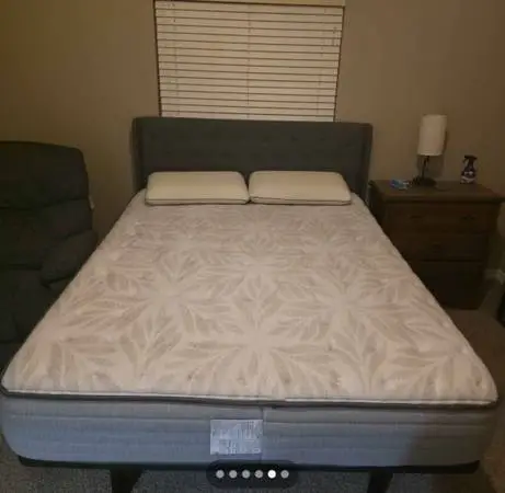 Comfortable queen mattress.