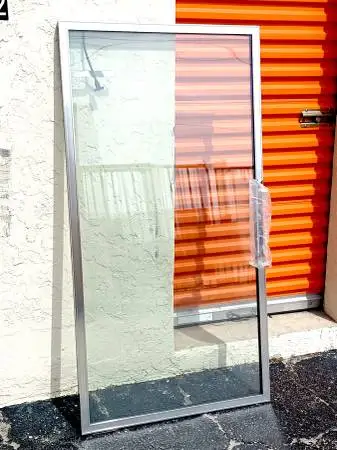 New Commercial Cooler or Freezer Silver Door