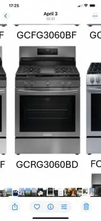 Frigidaire Gallery 30 in. 5 Burner Freestanding Gas Range- BRAND NEW!