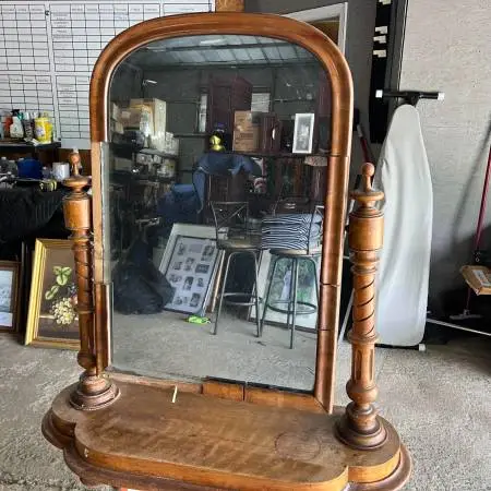 Vintage Mantel/Dresser Swivel Mirror