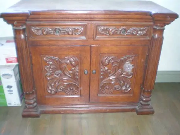 Wood Console Sideboard