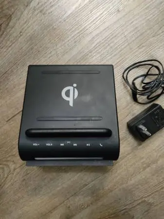 Azpen Dock-All Wireless Charging Dock with Bluetooth Speaker (Model: D