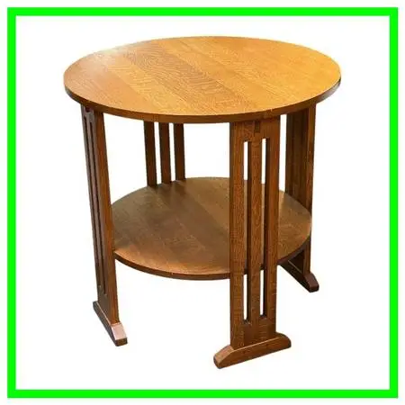 Stickley Mission Collection Round End Table. Estimated Price: $3,000
