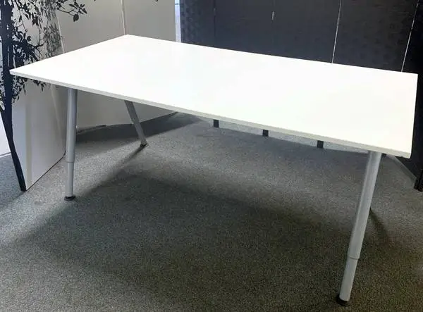 Like-New IKEA Galant Adjustable Height Desk (White)