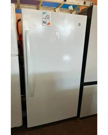 GE Upright White Freezer