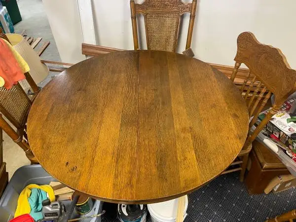 Oak Kitchen table and chairs