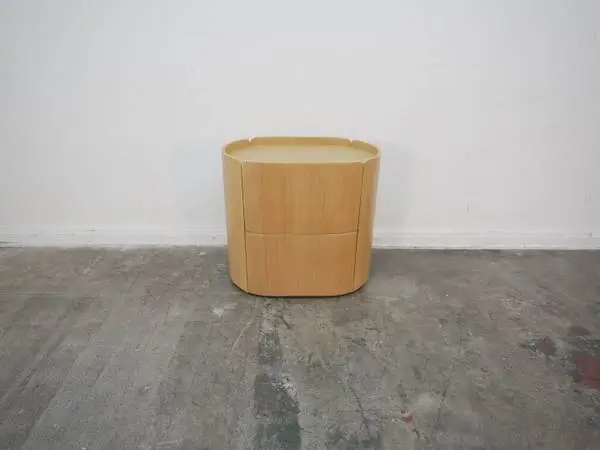 Lulu & Georgia Raphael Nightstand, Honey Oak