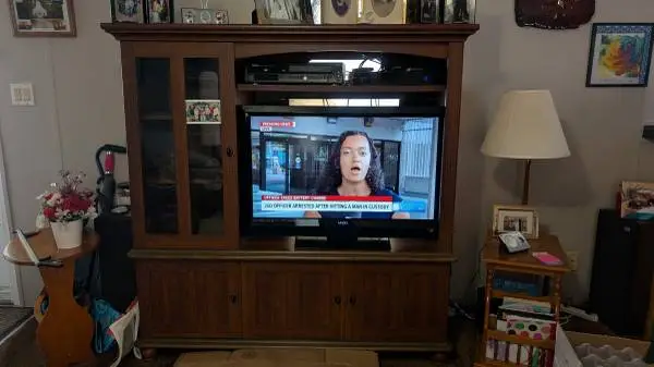 Wood Entertainment center