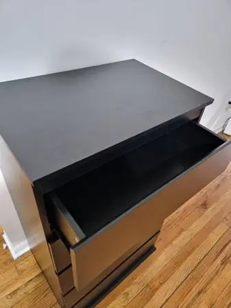 Nice black Dresser for Closet, Bedroom - 5 Drawer Chest of Drawers