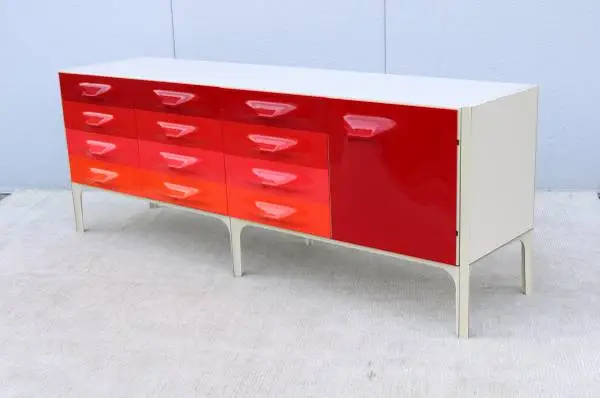 Mid-Century Modern Raymond Loewy DF2000 Credenza by Doubinsky Freres