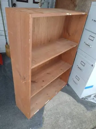 Solid pine bookcase