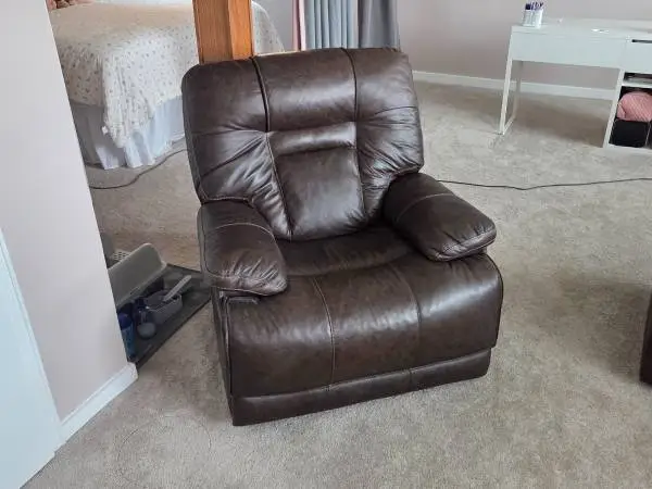 Leather Power Recliner