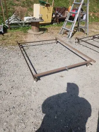 Tan Standard Twin/Full Bed Frame