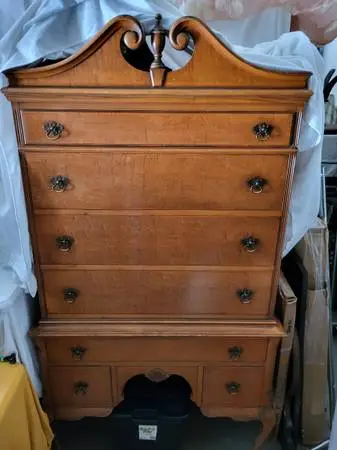 Vintage Highboy Dresser