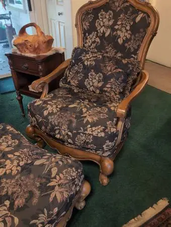 Gorgeous Chair and Ottoman
