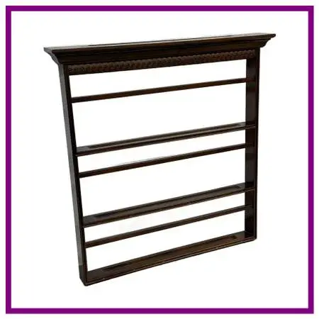 Victorian Era Wall Mounted Plate Rack