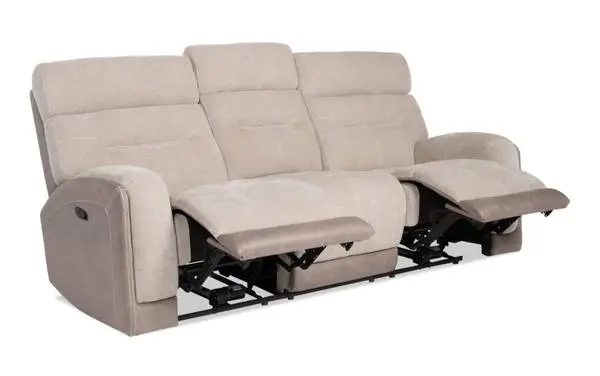 Phantom Beige 86 Power Reclining Sofa with USB & USB-C Ports