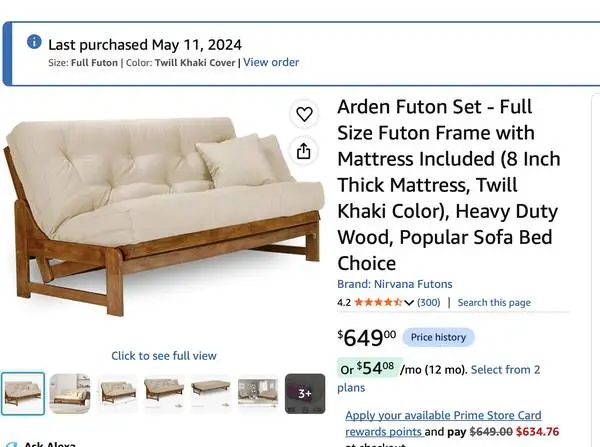 Futon $250 obo